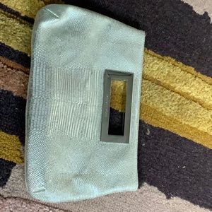 Michael Kors silver purse.